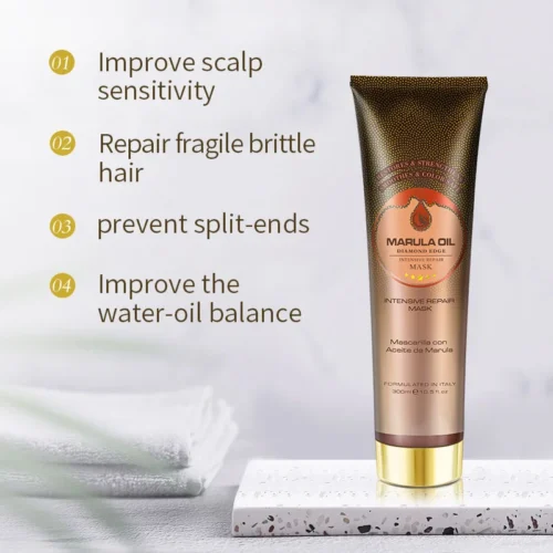 Marula Mask (3) Marula Oil Deep Moisture Frizz Control Hair Mask