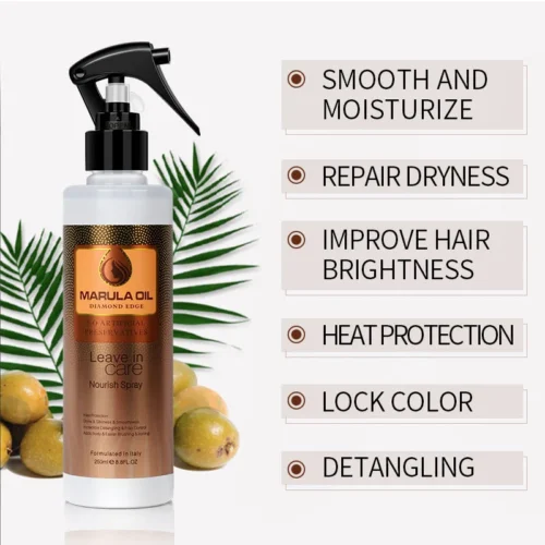 Marula spray (3) Marula Oil Nourish Leave-In Hair Detangler Spray 250 ml